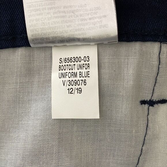 New Old Navy School Uniform Bootcut Pants Navy Blue Girls Size 14 - Picture 6 of 9